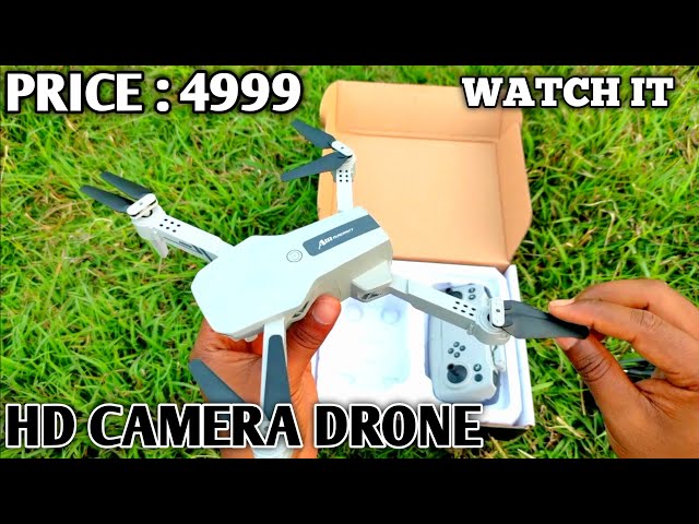RC Foldable Camera Drone Unboxing And Testing | Remote Control Drone Unboxing