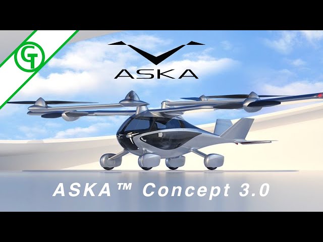 FLY to the city or DRIVE to the store in the NEW ASKA EVTOL | Green Technology