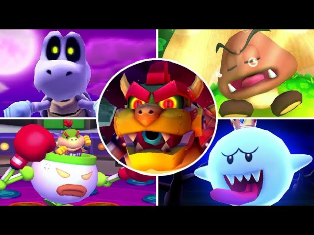 Mario Party Star Rush HD - All Bosses