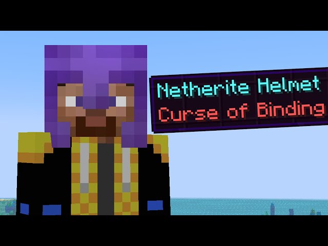 Getting a really crappy netherite helmet. that's it lol