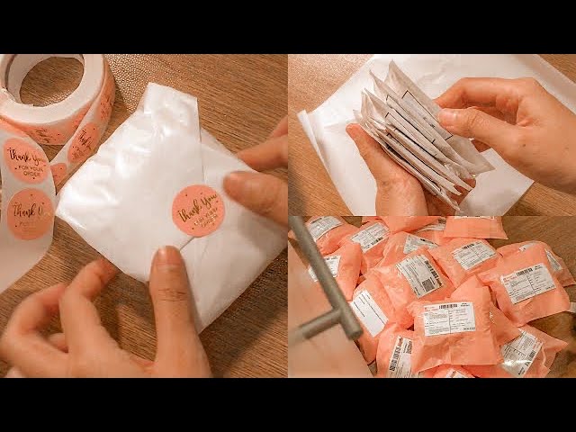 ASMR packing orders, online shop stuff must have items