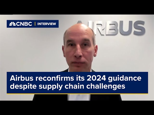 Airbus reconfirms its 2024 guidance despite supply chain challenges
