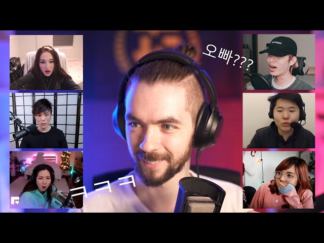 streamers react to Jacksepticeye speaking FLUENT korean (Jae from DAY6, Sykkuno, LilyPichu)