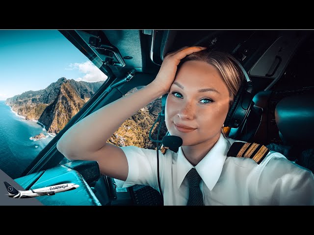 BOEING 737 Challenging LANDING Madeira FUNCHAL Airport R05 | Cockpit View | Life Of An Airline Pilot