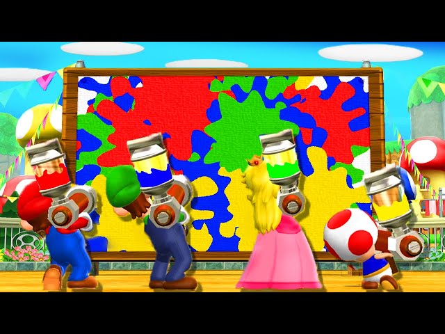 Mario Party 9 - Mario vs Luigi vs Peach vs Toad (Master CPU)