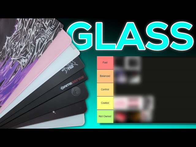 ULTIMATE GLASS PAD TIER LIST | Which Glass Mousepad Should You Get?