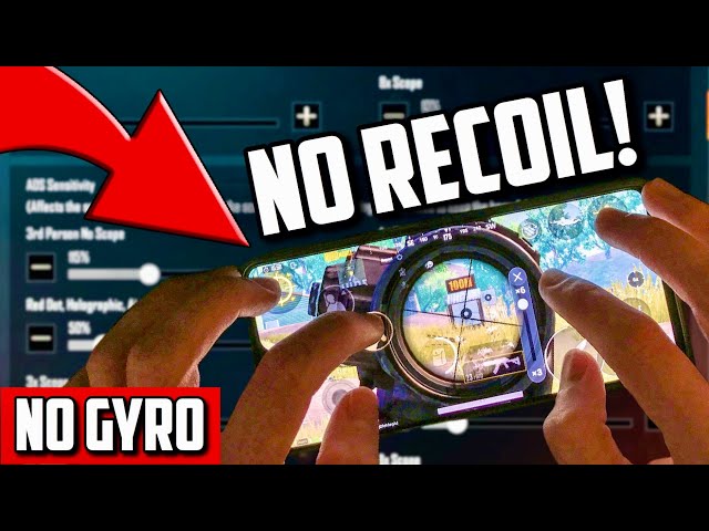 How to get NO RECOIL without GYRO in PUBG Mobile!! | NO HACKS