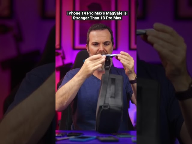 iPhone 14 Pro Max has stronger MagSafe