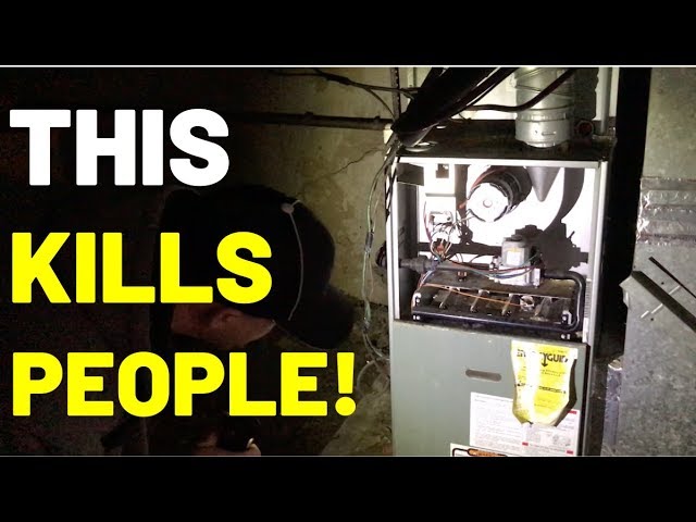 This Furnace Malfunction KILLS PEOPLE! Homeowners Should watch (ROLLOUT GAS BURN FURNACE)