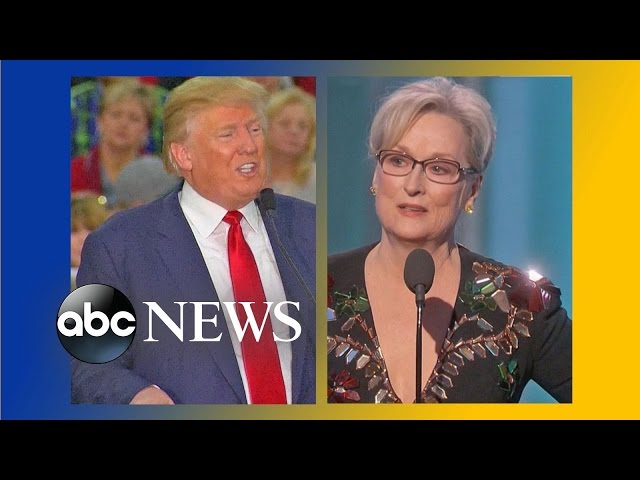 Trump Reacts to Meryl Streep's Golden Globes Speech