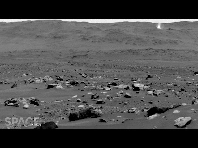 Perseverance rover captures Martian dust devil traveling at 12 mph!
