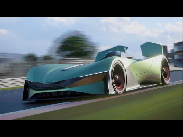 Skoda iV VGT Concept Race Car Testing at Watkins Glen - Gran Turismo 7 [4K]