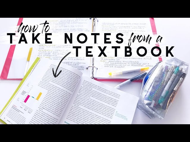 How To Take Notes From a Textbook | Reese Regan