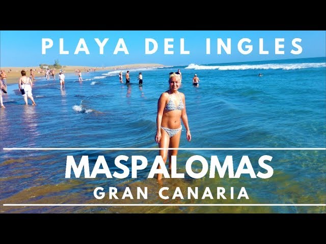 Walk Along the Beach Playa del Ingles, Maspalomas | Gran Canaria