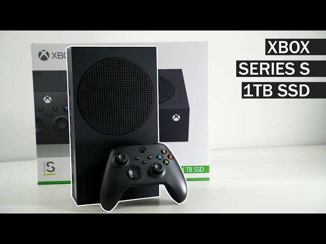 Unboxing Xbox Series S with 1TB SSD in Carbon Black with Games Test