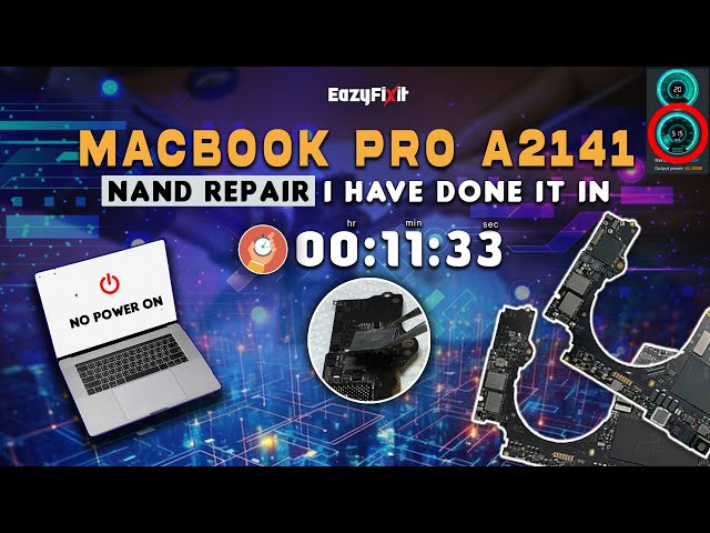 MacBook Pro 16" Won't turn on or Stuck in Black Screen