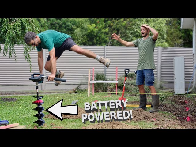 Deck Foundations with the Makita 40v Earth Auger!