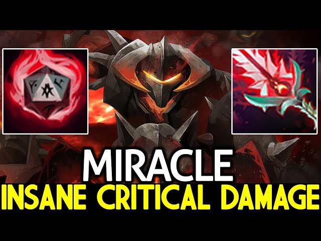 MIRACLE [Chaos Knight] Insane Critical Damage Next Level Plays Dota 2