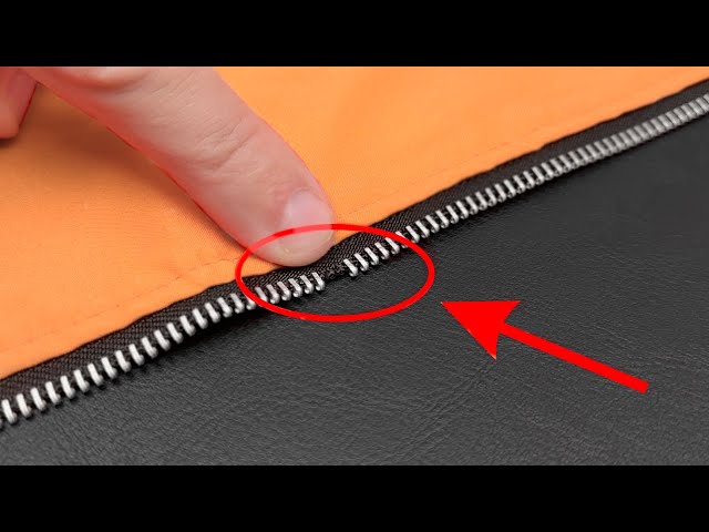 The tailor shared a secret! Repair a broken zipper at no additional cost