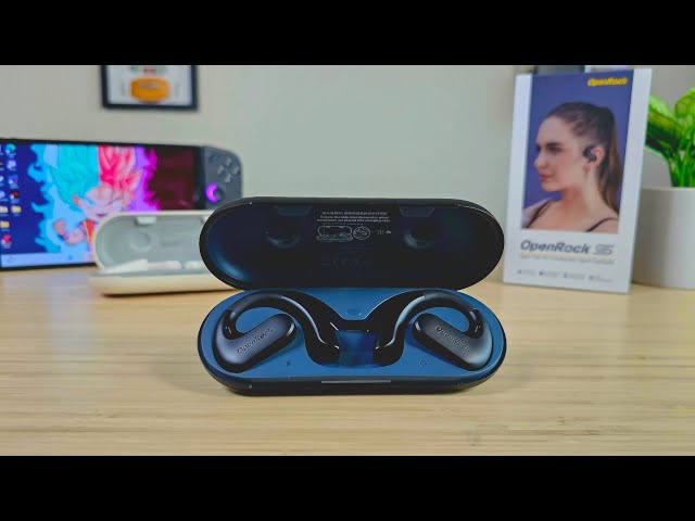 OpenRock S: The Comfortable Open-Ear Air Conduction Earbuds...