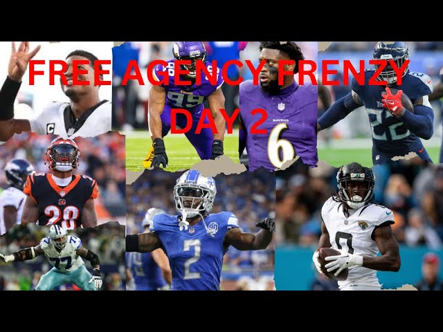 MORE CHAOS IN THE NFL, FREE AGENCY FRENZY DAY 2 (2024)