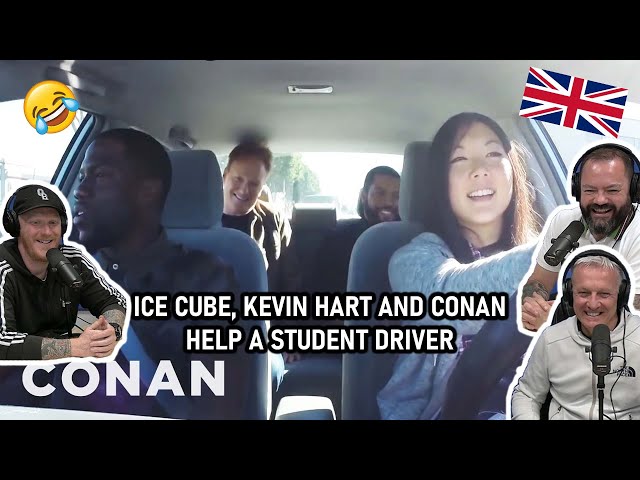 Ice Cube, Kevin Hart And Conan Help A Student Driver  REACTION!! | OFFICE BLOKES REACT!!