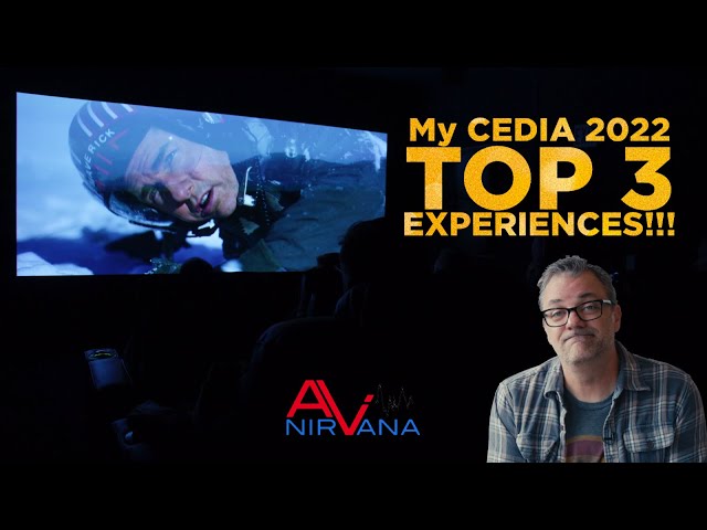 CEDIA 2022: My Top 3 Experiences - Trinnov Audio, Seymour-Screen Excellence and NextLevel Acoustics