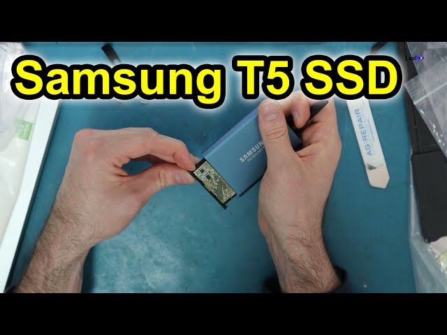 Disassembling and Extracting Data from a Samsung T5 Portable SSD