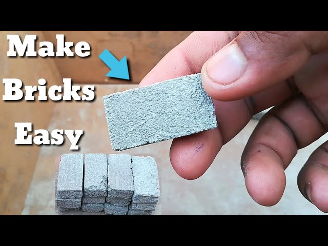 Bricklaying Model | How To Make Mini bricks | Diy Mini Bricks Easy | part 1