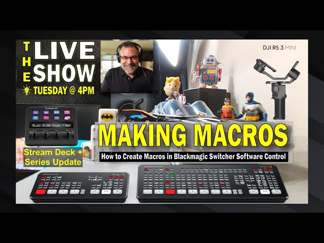 Making Macros in Control Software, Stream Deck + Series Update & DJI RS3 MINI Gimble