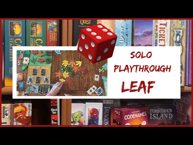 LEAF Board Game: How To Play and Solo Playthrough #sologameplay #boardgames