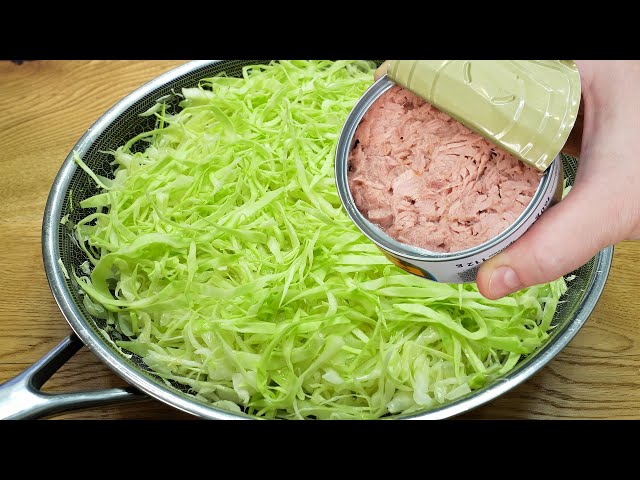 Do you have cabbage, canned tuna and potatoes at home? Top Cabbage Recipes. 4 ASMR cabbage recipes