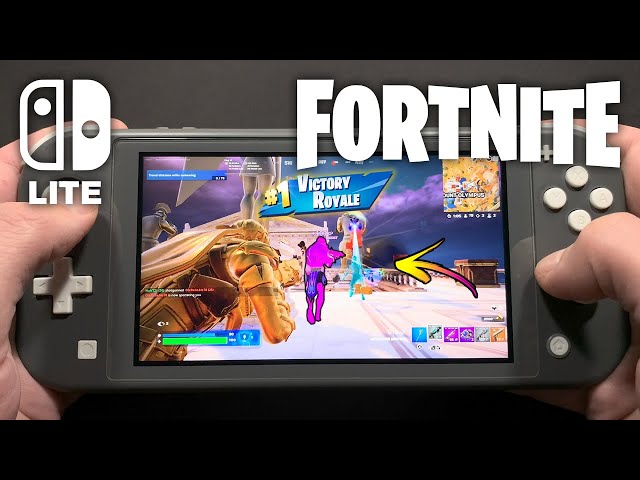 Fortnite on Nintendo Switch Lite #670