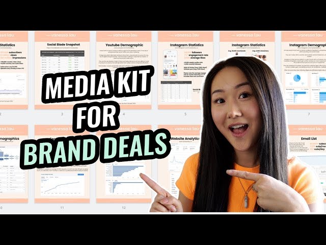 How to Create a Media Kit (GET MORE BRAND DEALS!)