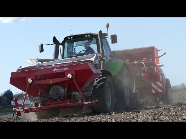 Potato Planting | Deutz-Fahr 620 TTV & Agroton 165 | Grimme GL 34Z Planter
