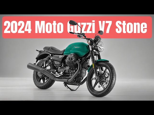 2024 Moto Guzzi V7 Stone: Celebrating Tradition with Elegance and Spirit