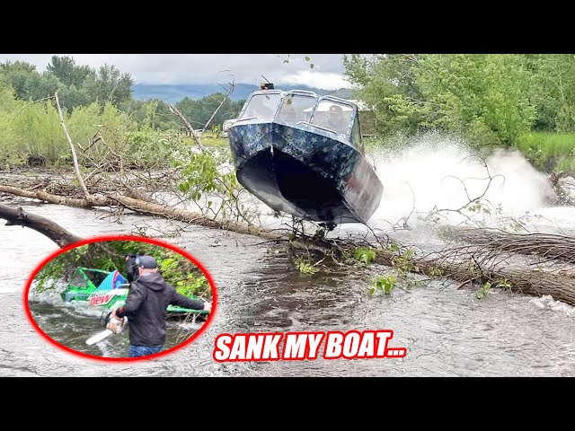I Sank My Mini Jet Boat After Blowing a MASSIVE Hole In the Side...