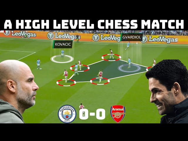 Tactical Analysis : City 0-0 Arsenal | A Top Of The Table Tactical Encounter |