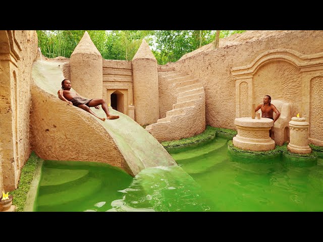 Built The Top Underground Temple Water Slide House
