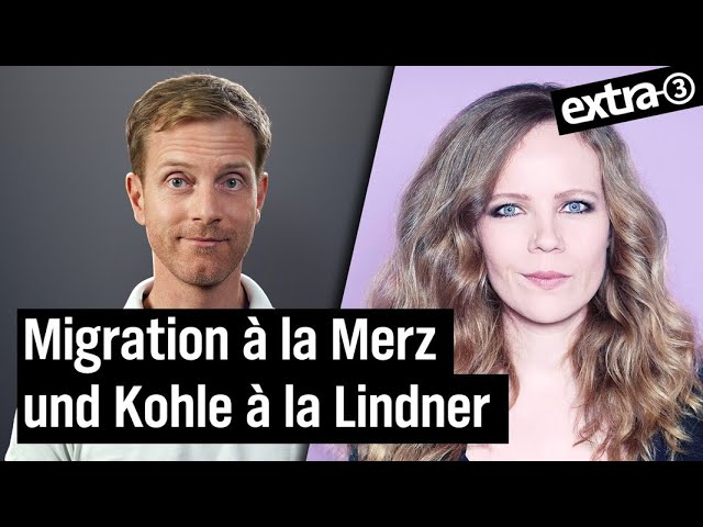 Migration à la Merz und Kohle à la Lindner mit Philipp Walulis - Bosettis Woche #61 | extra 3 | NDR
