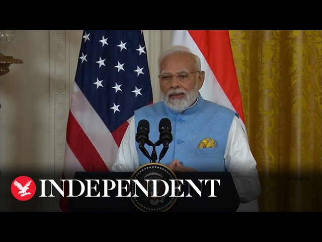 Watch again: Harris and Blinken host Indian Prime Minister Modi for a luncheon in Washington DC