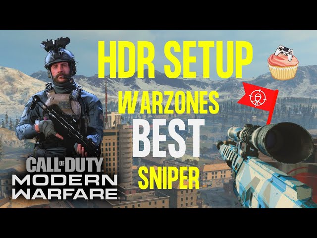 BEST HDR CLASS SETUP: BEST SNIPER IN WARZONE, BETTER THAN THE AX-50 (Call of Duty Modern Warfare)