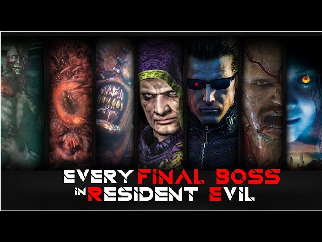 FINAL BOSS in EVERY RESIDENT EVIL GAME AND THEIR FINAL FORM (Main Games) In Order Part 1