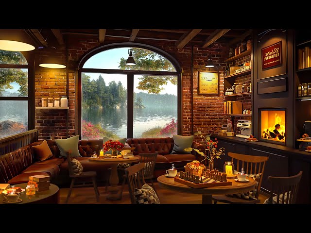 Relaxing Jazz Instrumental Music ☕ Cozy Coffee Shop Ambience ~ Smooth Piano Jazz Music for Studying