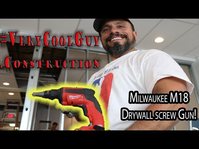 Milwaukee M18 Fuel Drywall Screw Gun!
