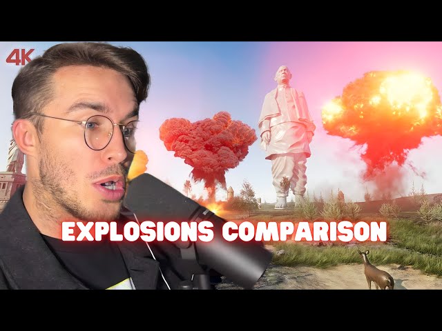 Physicist Reacts to EXPLOSIONS Size Comparison | 3D