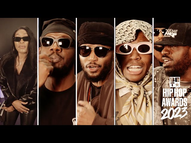 Le Cypher BET Hip-Hop Awards 2023 avec 20 Cent, Grodash, SophieAnne, Rapper Cham et Odjee