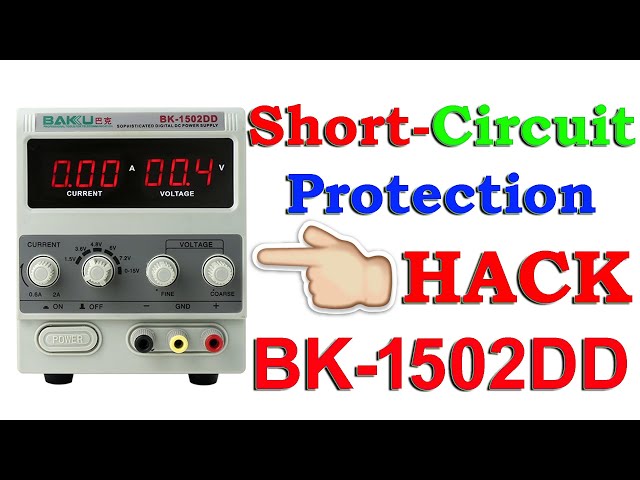 BAKU BK-1502DD Short-Circuit Protection, How to Remove Short-Circuit Protection in BAKU BK-1502DD