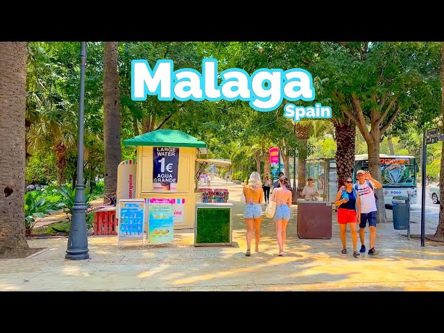 Malaga Spain 🇪🇸 - A Sunny Heaven 🌞 - 4k HDR 60fps Walking Tour (▶107min)