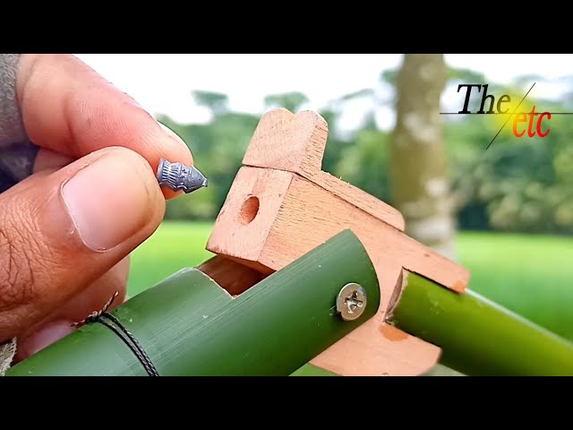 Amazing Bamboo Crafting idea | Mini Bamboo Slingshot